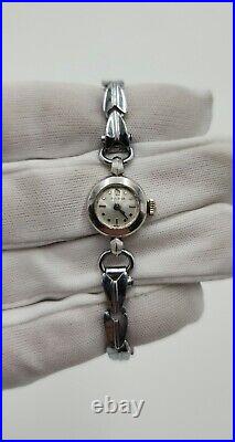 Bulova 14k Solid Gold Case Ladies Vintage Mechanical Watch FOR PARTS / REPAIR