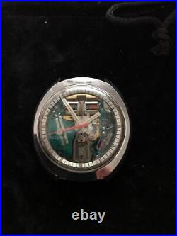 Bulova 1974 Stainless Steel Accutron N4 Spaceview watch Parts or Repair