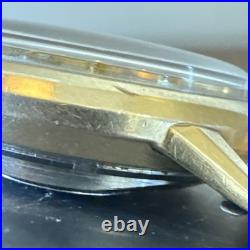 Bulova Accutron M6 1966 10k Gold Filled Wrist Watch JB Band for parts/repair
