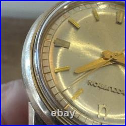 Bulova Accutron M6 1966 10k Gold Filled Wrist Watch JB Band for parts/repair