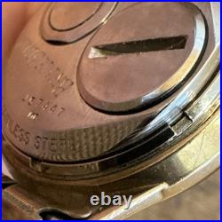 Bulova Accutron M6 1966 10k Gold Filled Wrist Watch JB Band for parts/repair