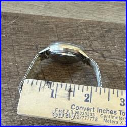 Bulova Accutron M6 1966 10k Gold Filled Wrist Watch JB Band for parts/repair