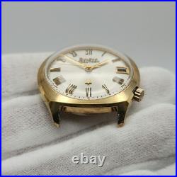 Bulova Accutron Tuning Fork 33mm Gold Plated Watch PARTS / REPAIR