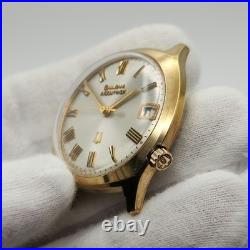 Bulova Accutron Tuning Fork 33mm Gold Plated Watch PARTS / REPAIR