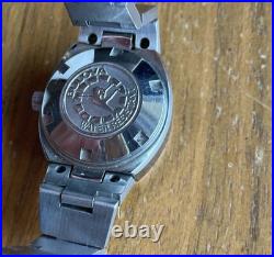 Bulova Automatic Wristwatch WithDate Vintage Watch For Parts Or Repair Not Working