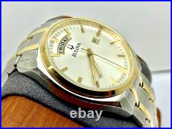 Bulova Men's Watch 98C127 Surveyor Classic Quartz 39mm No Crown FOR REPAIR PARTS