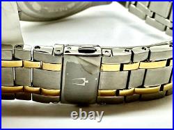 Bulova Men's Watch 98C127 Surveyor Classic Quartz 39mm No Crown FOR REPAIR PARTS