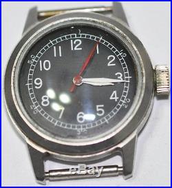 Bulova Military Wrist Watch 16 Jewels Runs For Parts/repairs #w838