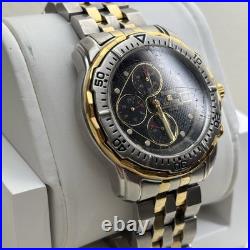 Bulova Millennia Motion Quartz Chronograph 100m Not Working For Parts/Repair