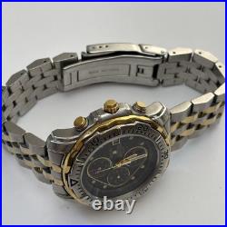 Bulova Millennia Motion Quartz Chronograph 100m Not Working For Parts/Repair