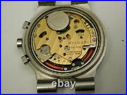 Bvlgari Diagono Ch35s 35mm Men's Quartz Chronograph Needs Parts & Repair