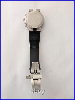 Bvlgari Diagono Scb38s Chronograph Stainless Steel Watch For Parts Or Repairs