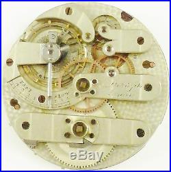 C. Droz & Fils Pocket Watch Movement High Grade Spare Parts / Repair
