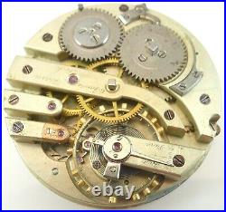 C. Faivre Perrin Pocket Watch Movement High Grade Swiss Parts / Repair
