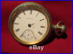 C1900s LOT of 7 POCKET WATCHES SIZE 18 FOR RESTORATION PARTS REPAIR