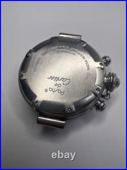 CARTIER Pasha de Cartier 2412 Automatic Chronograph Date Watch For Parts/Repair CARTIER Pasha de Cartier 2412 Automatic Chronograph Date Watch For Parts/Repair