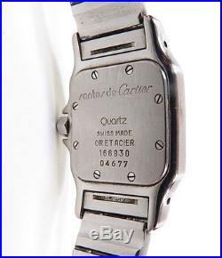 Cartier Santos 166930 Ladies Quartz Stainless And Gold Watch For Parts / Repair