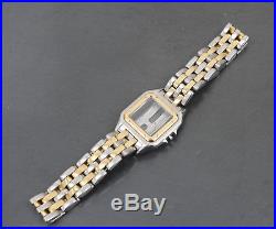 Cartier 1120 Panthere 12mm Two Row Bracelet & 22mm Case Watch Part Repair