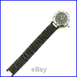 Cartier Pasha Seatimer 3025 Black Dial S. S. Watch+partial Bracelet Parts/repairs