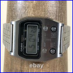 Casio Men 52QS-14 Silver Expansion Quartz Digital For Watch Parts Or Repair Only