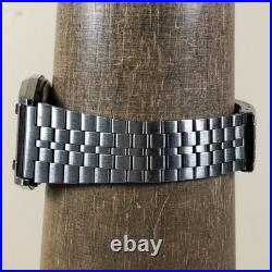 Casio Men 52QS-14 Silver Expansion Quartz Digital For Watch Parts Or Repair Only