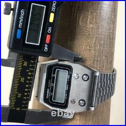 Casio Men 52QS-14 Silver Expansion Quartz Digital For Watch Parts Or Repair Only