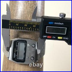 Casio Men 52QS-14 Silver Expansion Quartz Digital For Watch Parts Or Repair Only