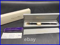 Christian Dior Men's Watch H167 Gold Square Vintage 1988 For Repair/Parts