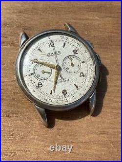Chronograph Lemania Cal 1270 Movement Not Working For Parts Repair