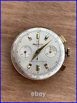 Chronograph Movement Pierce Valjoux 23 Working For Parts Repair Vintage Watch