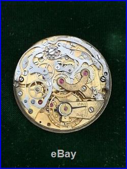 Chronograph Movement Valjoux 22 Not Working For Parts Repair Vintage Watch