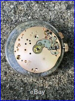 Chronograph Movement Valjoux 23 Working For Parts Repair