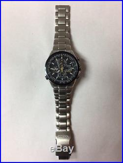 Citizen AT8020-54L Eco-Drive Blue Angels Chrono Dial Watch- Parts or Repair