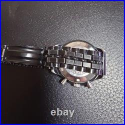 Citizen Chronograph Automatic Watch For Parts or Repair Aftermarket Band Junk