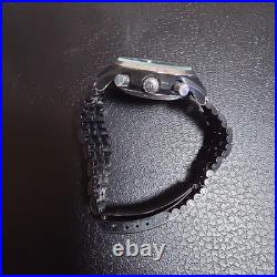 Citizen Chronograph Automatic Watch For Parts or Repair Aftermarket Band Junk