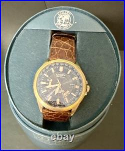 Citizen Eco-Drive Lt. Ed. Radio Controlled World Perpetual Watch for PART/REPAIR