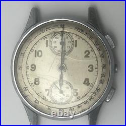 Clebar Chronograph 1940s Wristwatch For Part Or Repair Fast Free Shipping