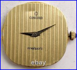 Concord nine/quartz ETA Cal. 959.001 Swiss quartz watch movement For Repair