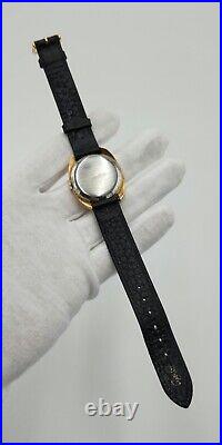 Cortland Men's Vintage Gold Tone Mechanical Swiss Made Watch FOR PARTS/REPAIR