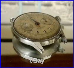 DELBANA VINTAGE CHRONOGRAPH MECHANICAL MOVEMENT FOR SPARES OR REPAIR in part cas