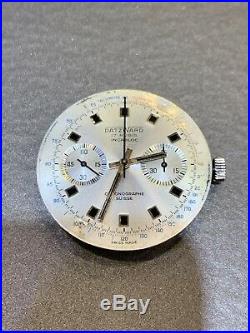 DatzWard Chronograph Valjoux 7733 Movement Vintage Working For Parts Repair