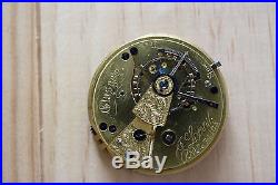 Detent Chronometer, Fusee, Repeater Cylinder pocket watch movements PARTS REPAIR