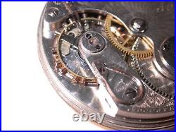 E Howard N size pocket watch movement, dial and stem # 30659 parts or repair