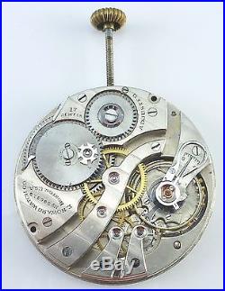 E. Howard Series 7 Pocket Watch Movement Spare Parts / Repair