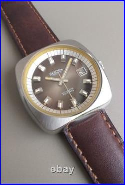 ETA 2452 Automatic 39mm Steel Project Watch For Parts or Repair Unworn NOS