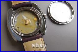 ETA 2452 Automatic 39mm Steel Project Watch For Parts or Repair Unworn NOS