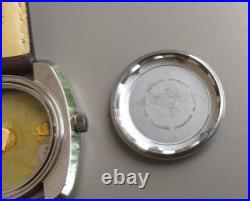 ETA 2452 Automatic 39mm Steel Project Watch For Parts or Repair Unworn NOS