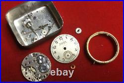 Earl Rolex Oyster Watch Movement Dial Hand Winder For Spares Or Repair 8 3/4