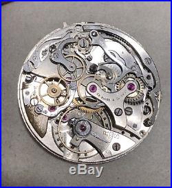 Eberhard Chronograph Movement Valjoux 70 Not Working For Parts Repair