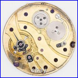 Ed. Koehn 41.1 x 3.4 mm Extra Thin Antique Pocket Watch Movement, Parts / Repair